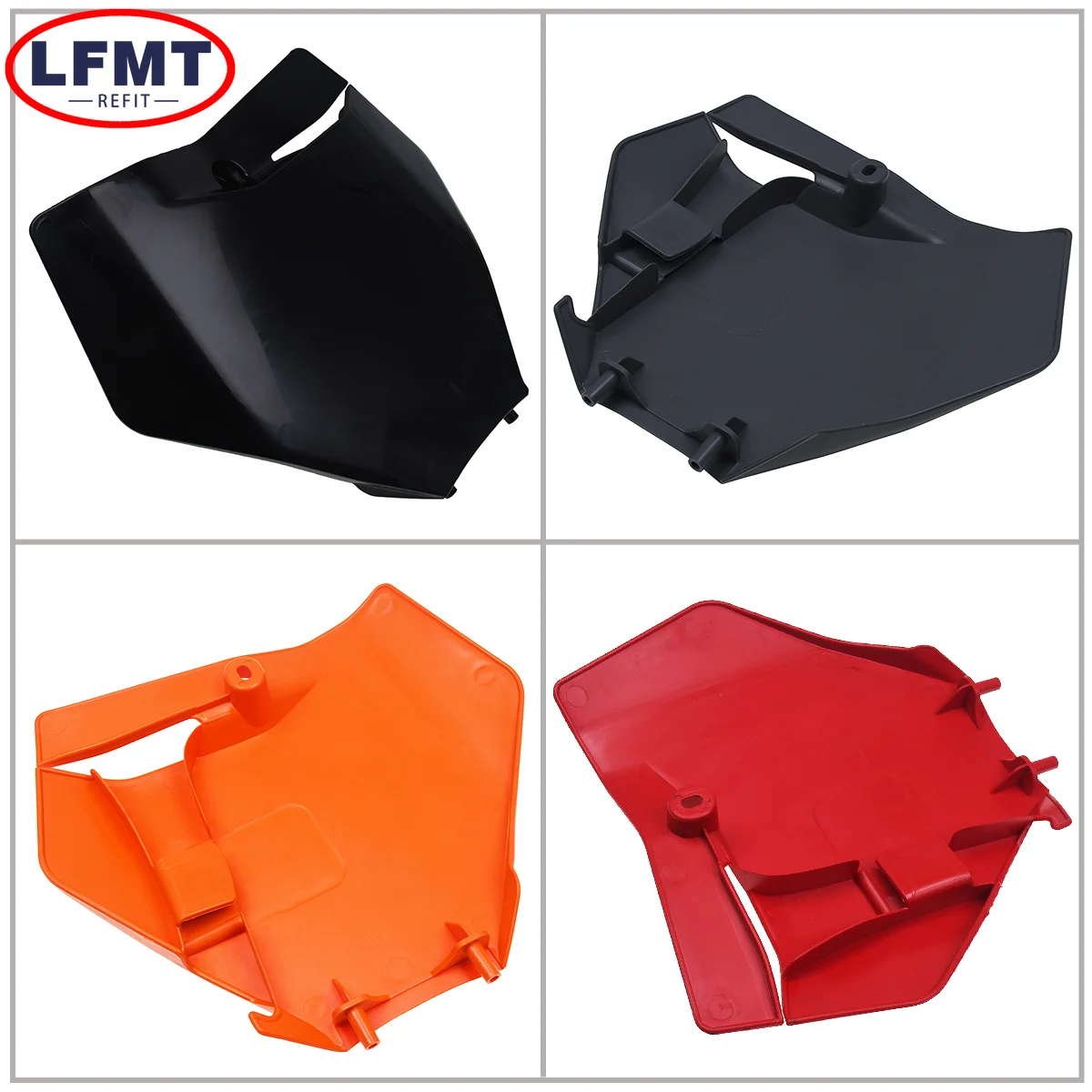 Motorcycle Front Number Plate Plastic Cover For KTM EXC EXC-F SX SX-F XC XC-F XC-W XCFW Motocross Enduro Dirt Pit Bike 2016-2023
