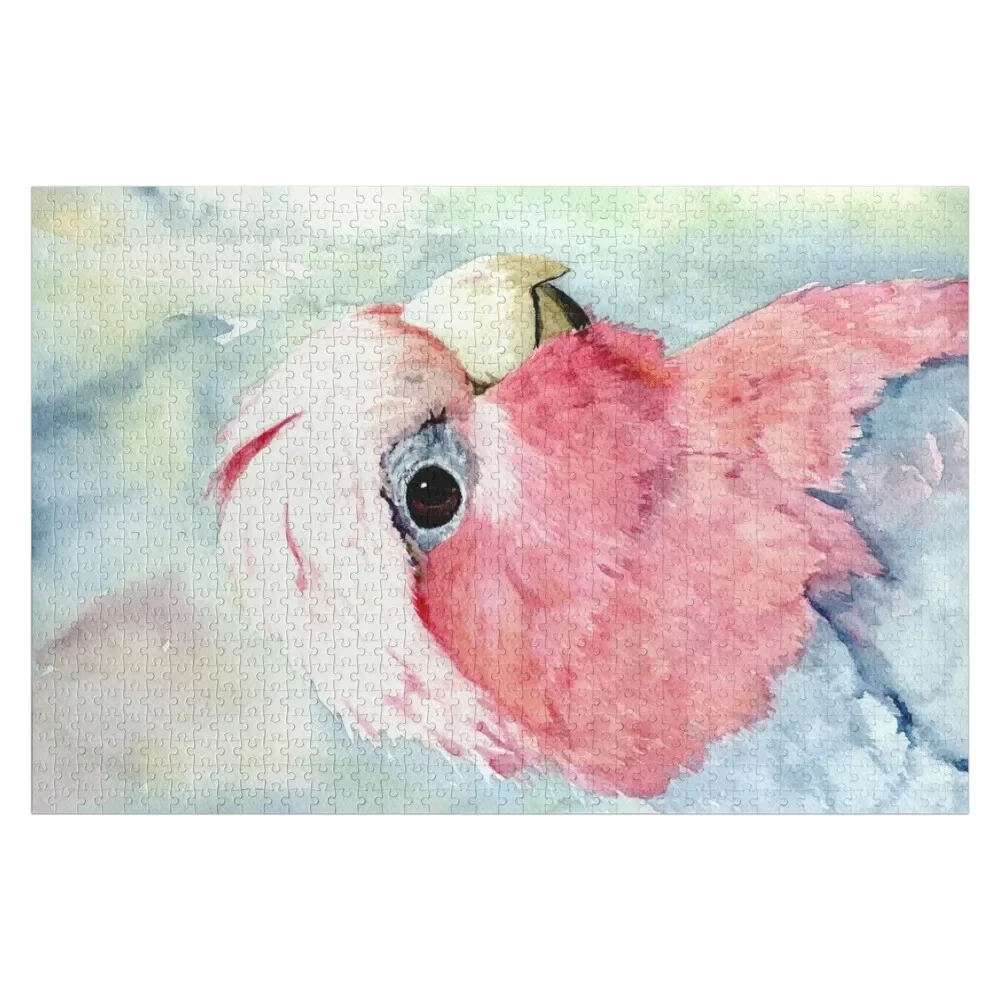 

Australian Galah Cockatoo Watercolour Painting Jigsaw Puzzle Personalized Toys Baby Toy Puzzle