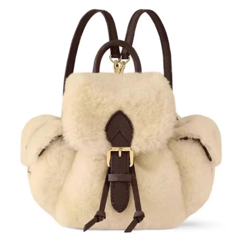 حقيبة ظهر JIAERDI ريترو من القطيفة للنساء على الطراز الياباني بأزرار جلدية مدمجة لطيفة حقيبة ظهر للسيدات على الموضة للتنقل Mochilas Mujer