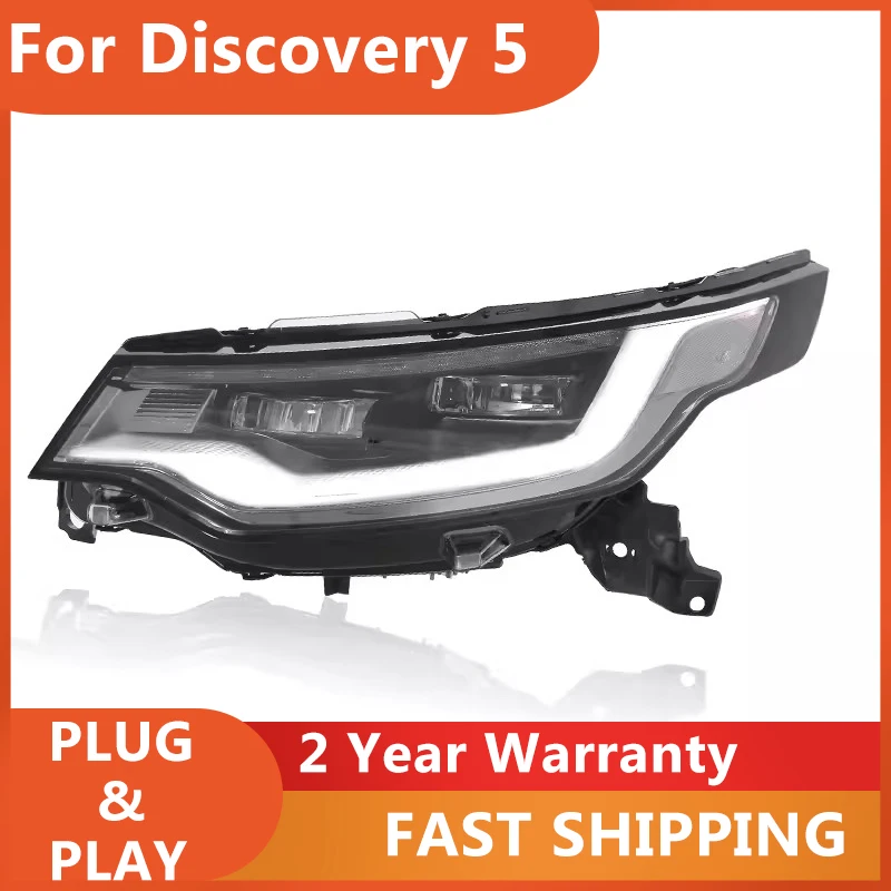 Car Accessories for Land Rover Discovery Headlights 2017-2020 LR5 Head Lights Discovery 5 DRL Turn Signal High Beam Projector