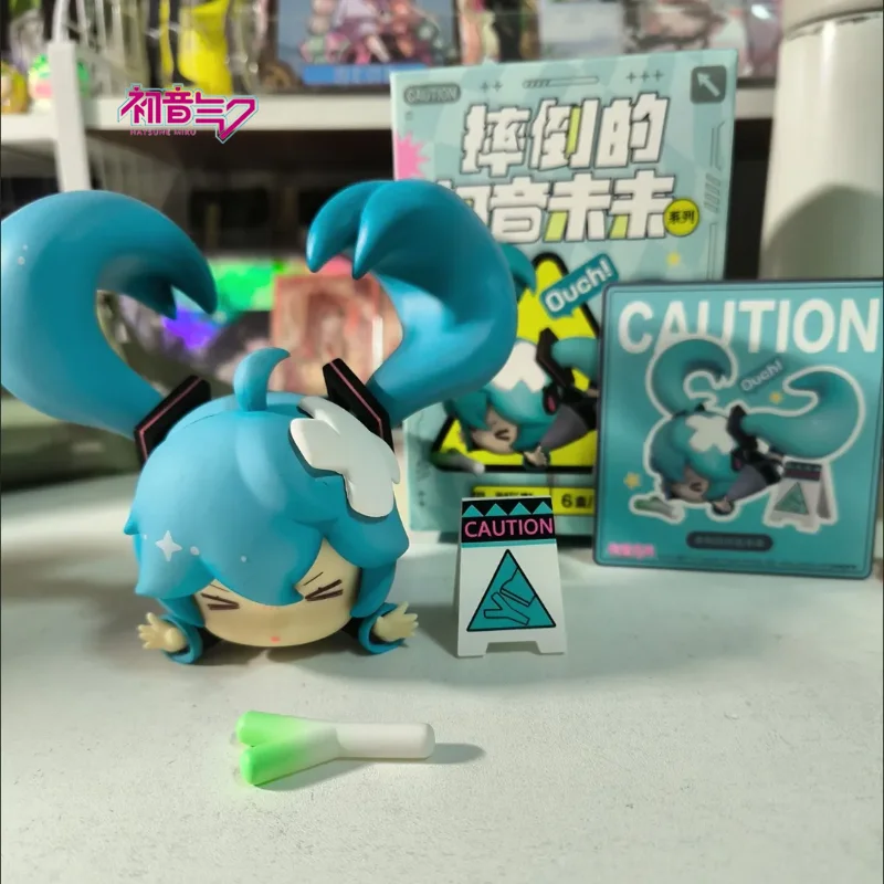 Echt Hatsune Miku Mysterieuze Doos Vocaloid Anime Model Meisjes Fufu Figuur Pop Ornamenten Actie Beeldjes Miku Blind Box Geschenken