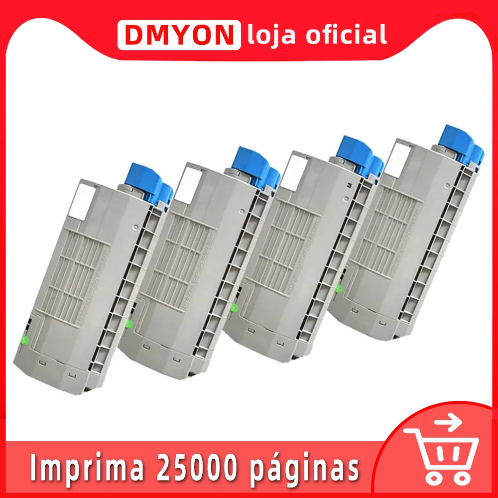 Imagem -06 - Copiadora Cartucho de Toner para Oki C532 C542 Mc563 Mc573 C301 C321 Mc332dn Mc342dn Impressora Cor