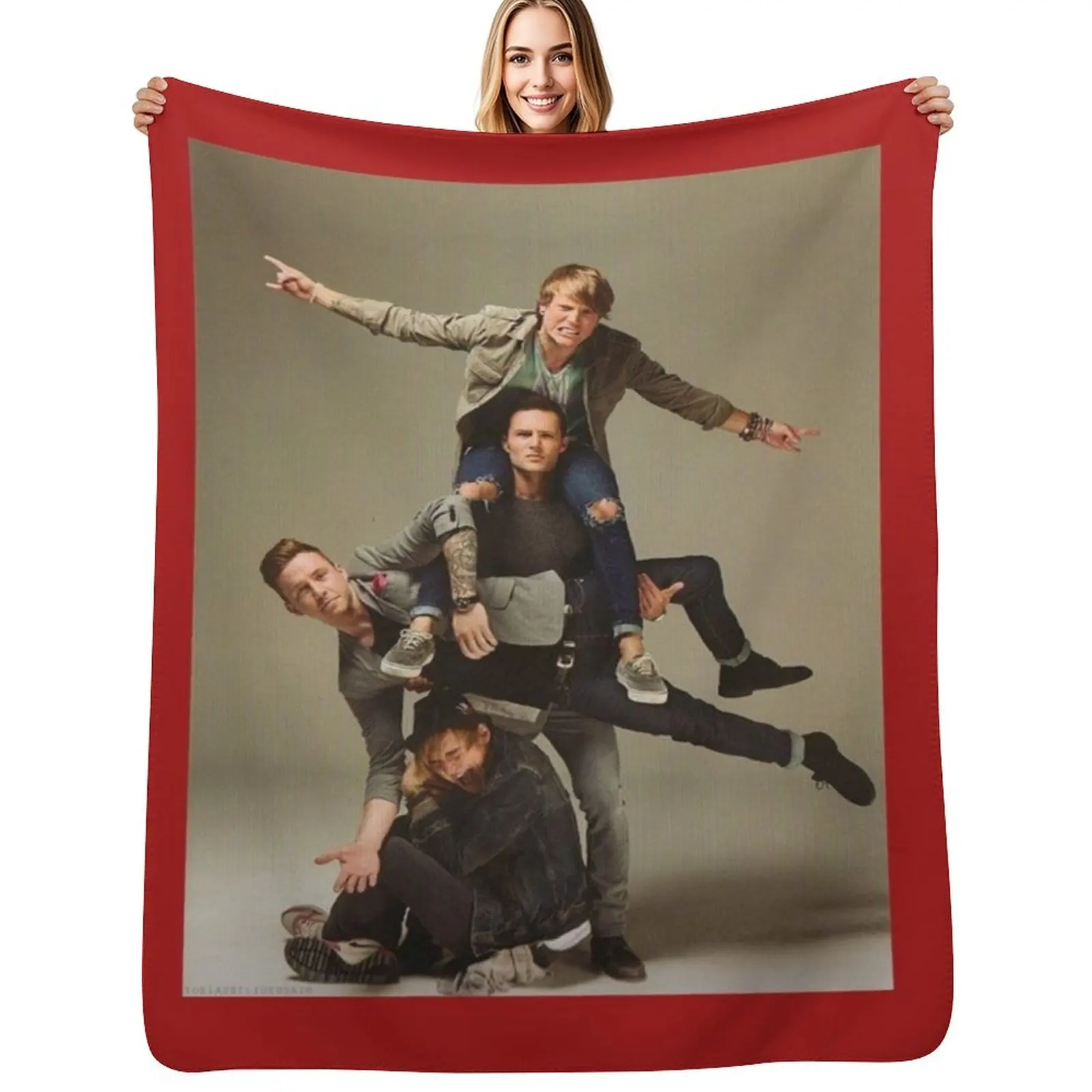 

McFly Tour 2021 Fletcher. Throw Blanket Winter beds Heavy Soft Beds Softest Blankets