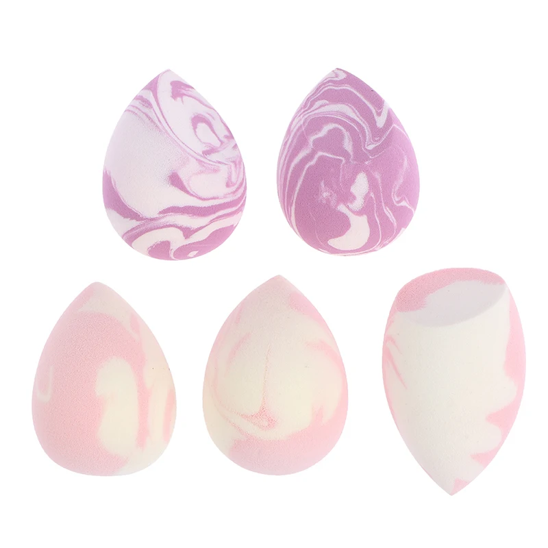 【Random 1Pcs Makeup Sponge Puff Beauty Egg Face Foundation Cream Cosmetic Sponges Puff】