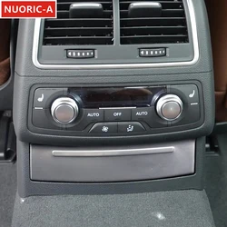 Stainless Steel Rear Cigarette Lighter Panel Decoration Cover Trim For Audi A6 C7 2012-2018 Car Styling Interior Accessories