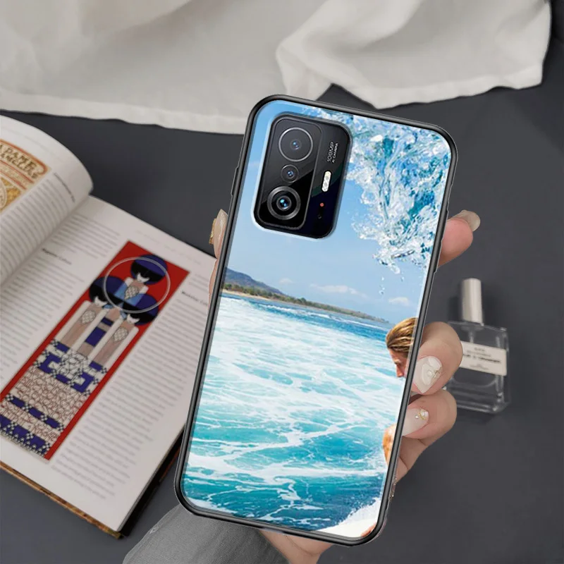 Beach Surf Board Ocean Waves Phone Cover For Xiaomi 11T Pro Mi 11T 10T Pro Mi 11 Lite Case For POCO F3 M3 M4 X3 Pro GT