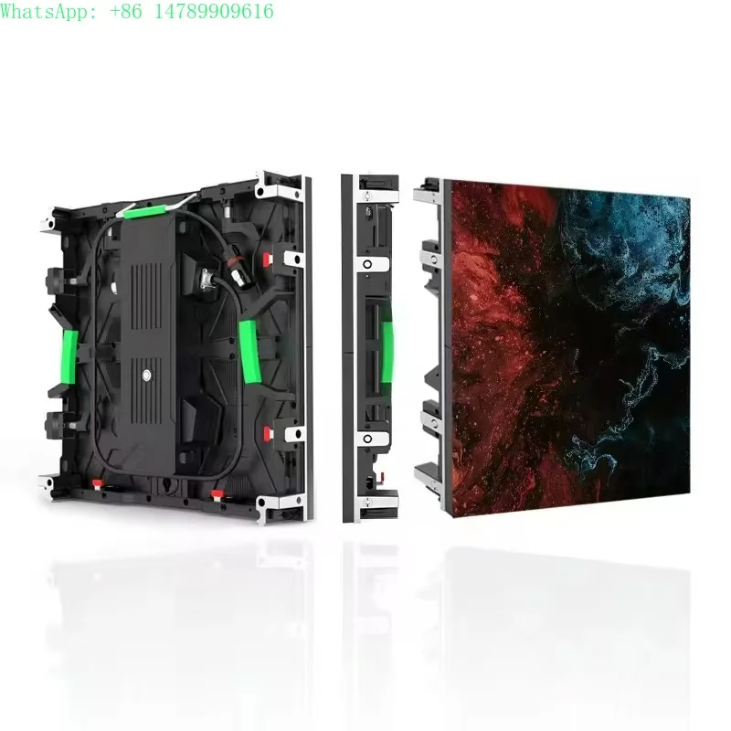 Outdoor Custom Waterproof LED Roll-up Display ScreenHigh Quality Led Rental Screen P 2.9 Video Wall Advertising Led Display Scre