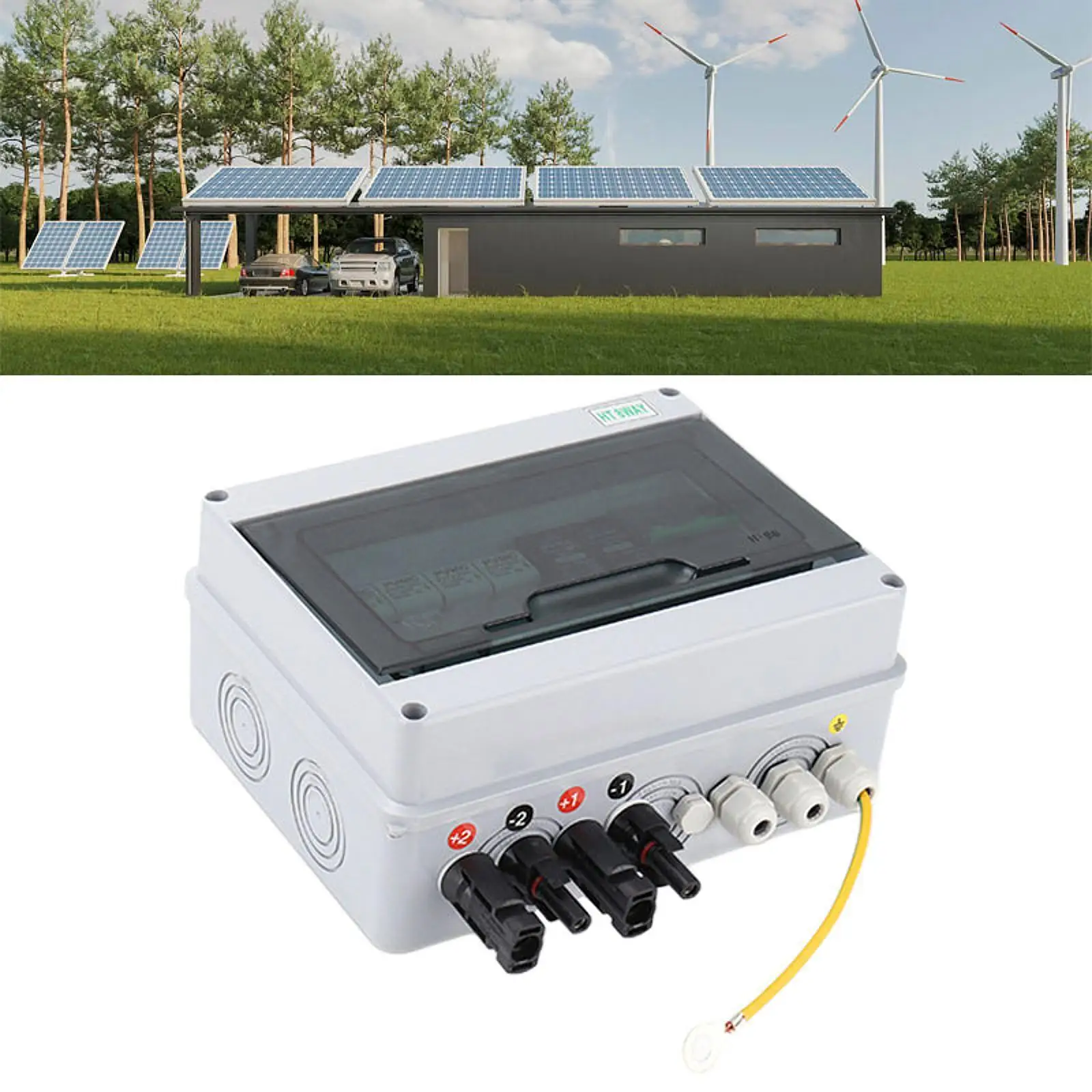 Solar DC Combiner Box 2 in 1 Out for Car Industry Construction Industry