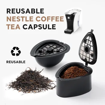 Apan Mohamedル itariadud Tousnov Yenidenverwendbarer Kapseltee für Maschine Nestle Special T St9662 62Rd Nachfüllung Kaffeefilter-Pads Halter Küchenzubehör