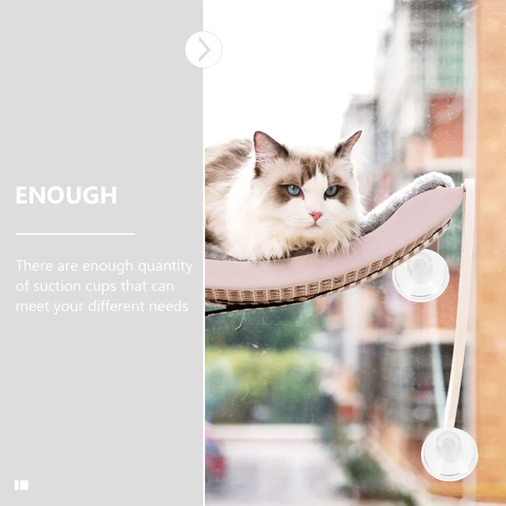 

10Pcs Thread Screw Nut Pull Suction Cups Easy Install Strong Suction for Aquarium Fish Tank Use Screw Nut Pull Sucker