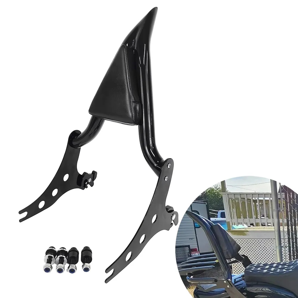 

Detachable Motorcycle Rear Backrest Passenger Sissy Bar For Harley Fat Boy FLSTF FLSTFB 2007-2017 Night Train Softail 2006-2012