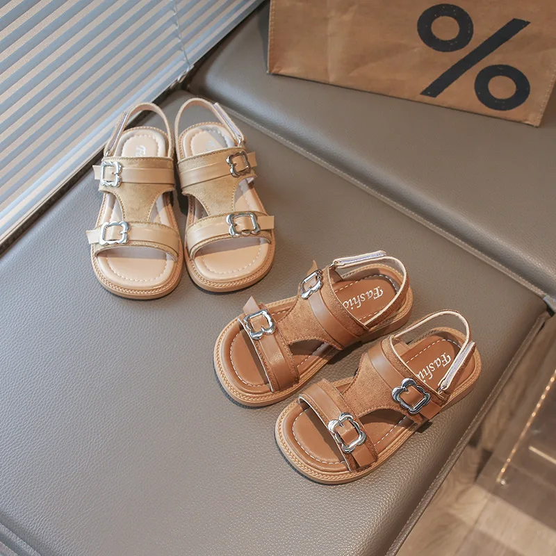 2026 Children Sandals for Girls and Boys Summer New Fashionable Korean Style Comfortable Soft Sole Casual Cute Baby Beach Shoes