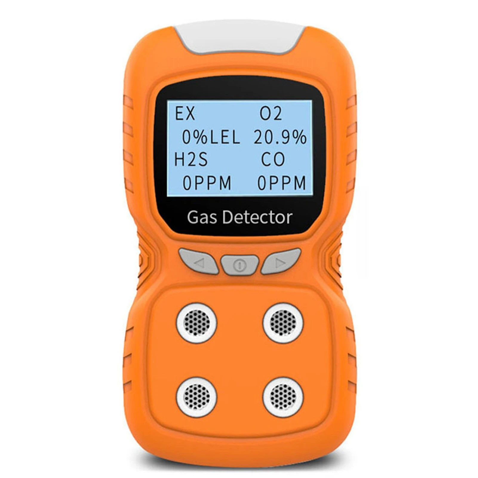 Detector de Gas 4 en 1, analizador de CO H2S O2 EX, pantalla LCD recargable, alarma de vibración y luz de sonido, probador de calidad del aire