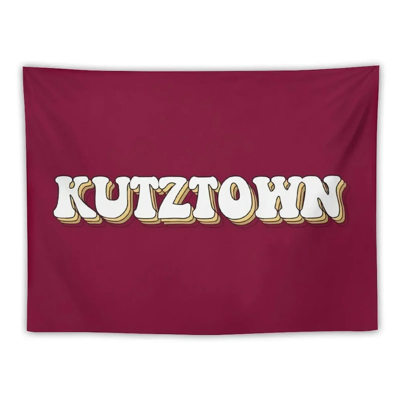 kutztown lettering Tapestry Room Decor For Girls Decorations For Room Tapestry