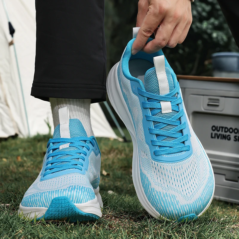 أزياء الرجال أحذية رياضية كاجوال الحد الأدنى واسعة اصبع القدم أحذية بيرفوت تنفس خفيفة الوزن احذية الجري صفر باطن أحذية المشي #4