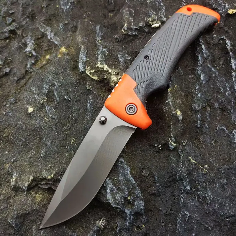 All-Steel Quick-Open Camping Hiking Outdoor Folding KnifeBearing Utility Tool for Self Defense and DefensivePurposes