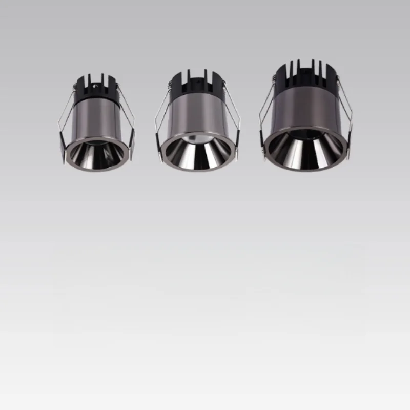 New ultra-thin bezel embedded 35, 45, 55, 65, 75 MM hole mini spotlights without main light for living room and bedroom