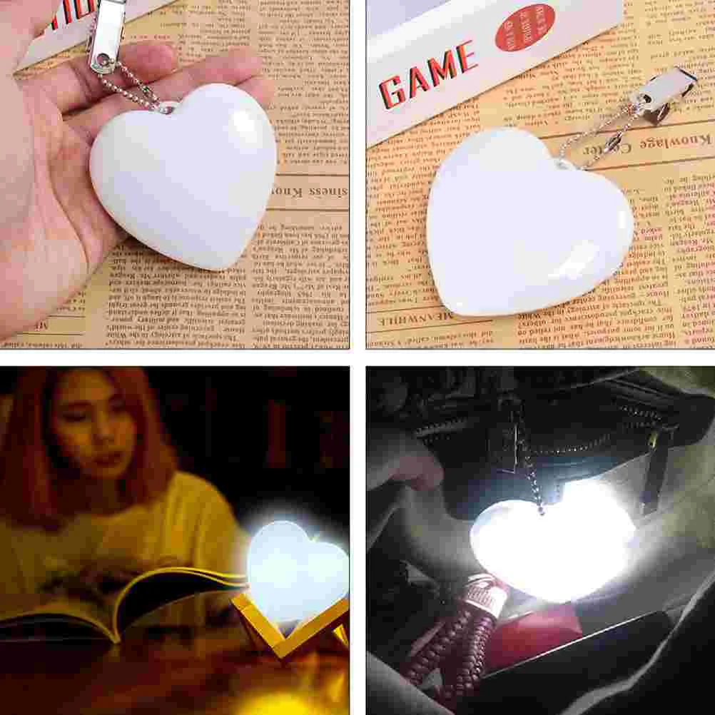 3 Pcs Sensor Night Light Touch Bag for Purse Heart Girl Button Handbag Handbags