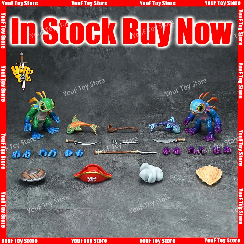 In Stock Hero Toys Murky Fish Man Little Hero World Of Warcraft Anime Action Figure Model Toy Kid Christmas Birthday Gift Custom