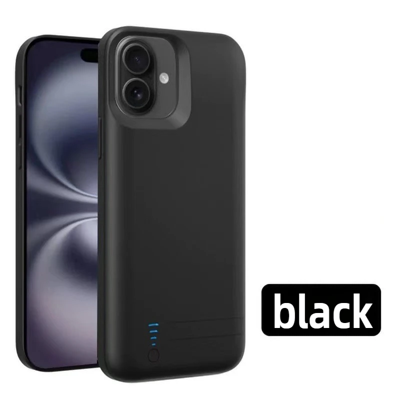 5000mAh/6000mAh آيفون 17 برو ماكس الهواء الخلفي كليب بطارية الهاتف المحمول حالة قوة البنك سعة كبيرة #6