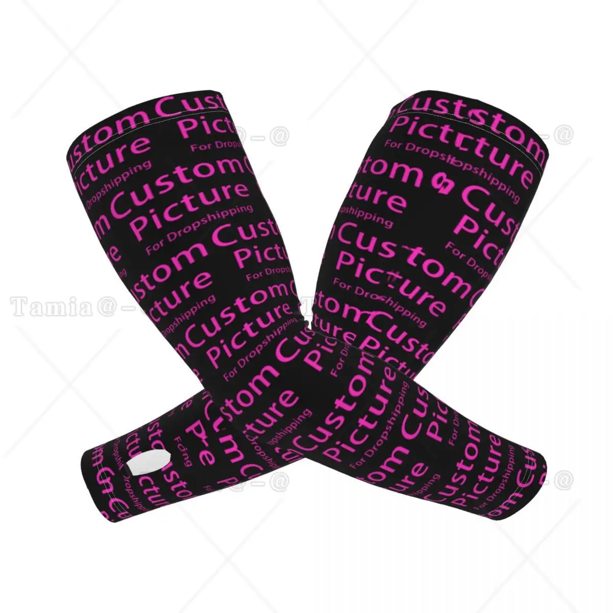 Cooling Personalized Custom Photo Logo Arm Sleeves Women Men Customized DIY Print Sports Compression Tattoo Cover Up for Golf