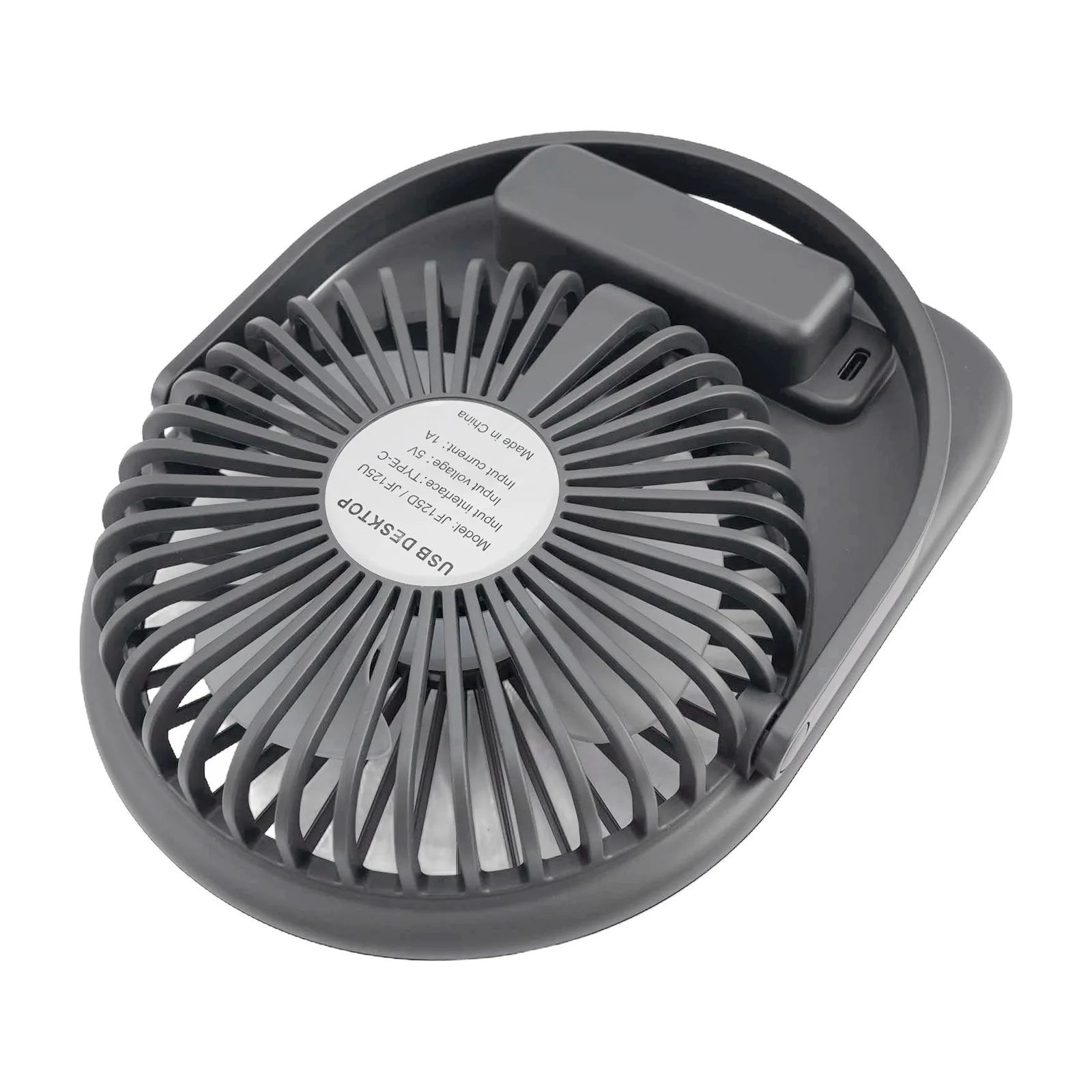 Foldable Fan Bracket Desk Fan Dual Purpose Convenient And Multi Functional Extended Cooling Time Fan Light Portable Grey Website