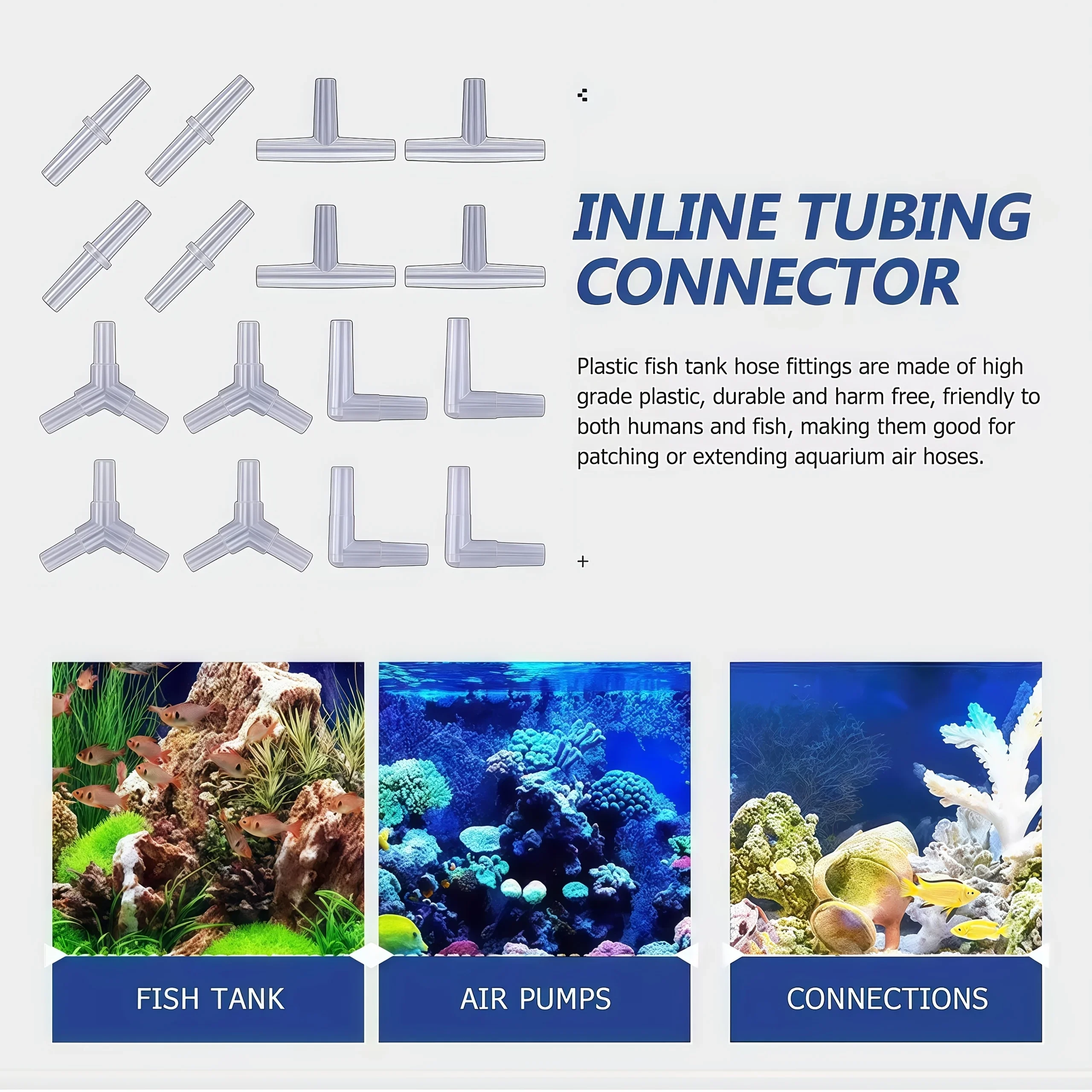 20/40-teiliges Aquarium-Luftpu – Fish Pond Aerator Bewertung und Preis