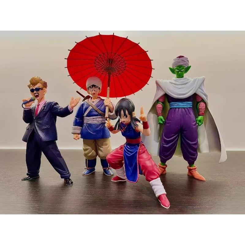 BANDAI Ichiban Kuji Dragon Ball EX Tenkaichi Budokai Son Goku Chi-Chi Piccolo Juguetes de Anunciador de Torneos Regalos en Stock