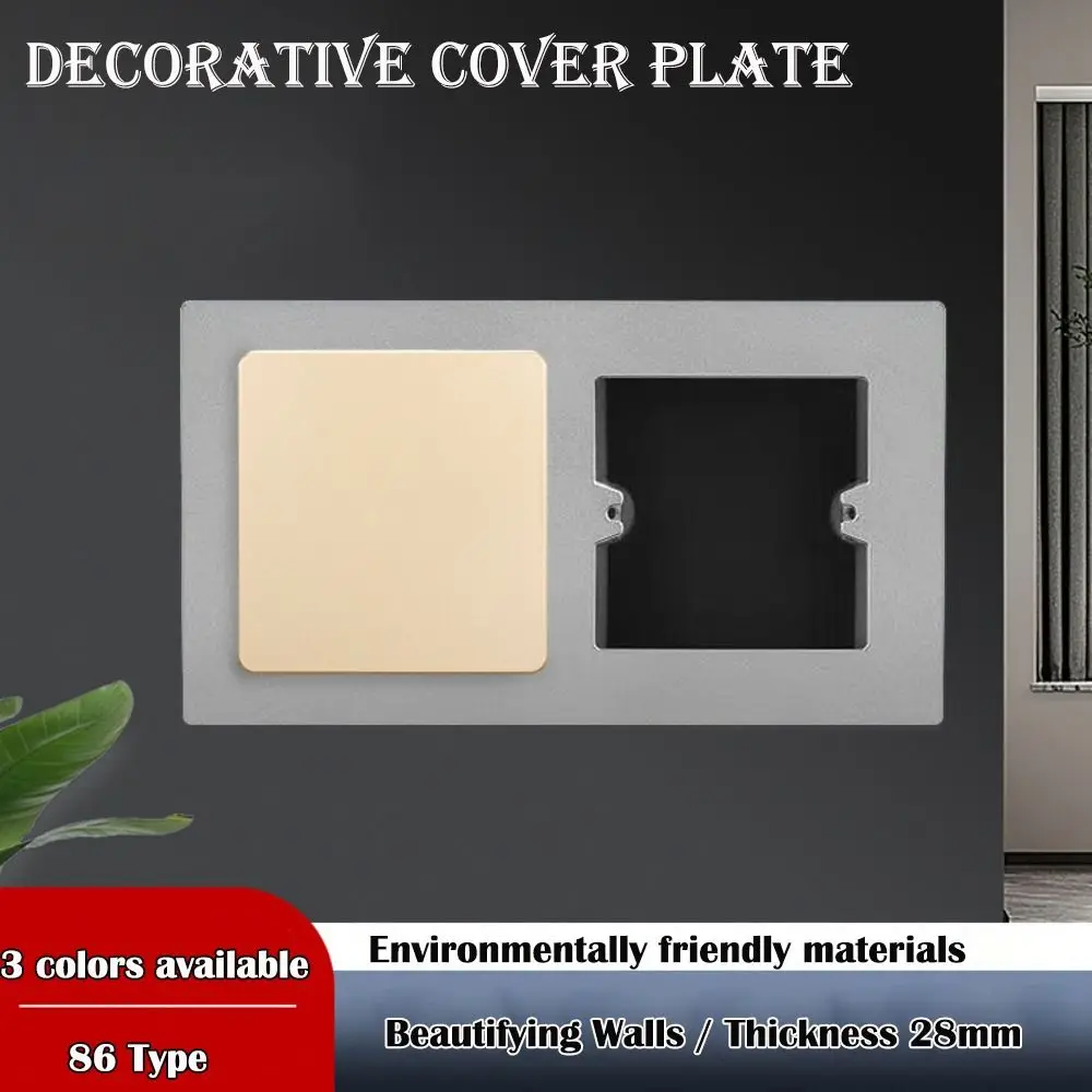 New Plastic Switch Panel Universal Switch Frame Decorative Cover Wall