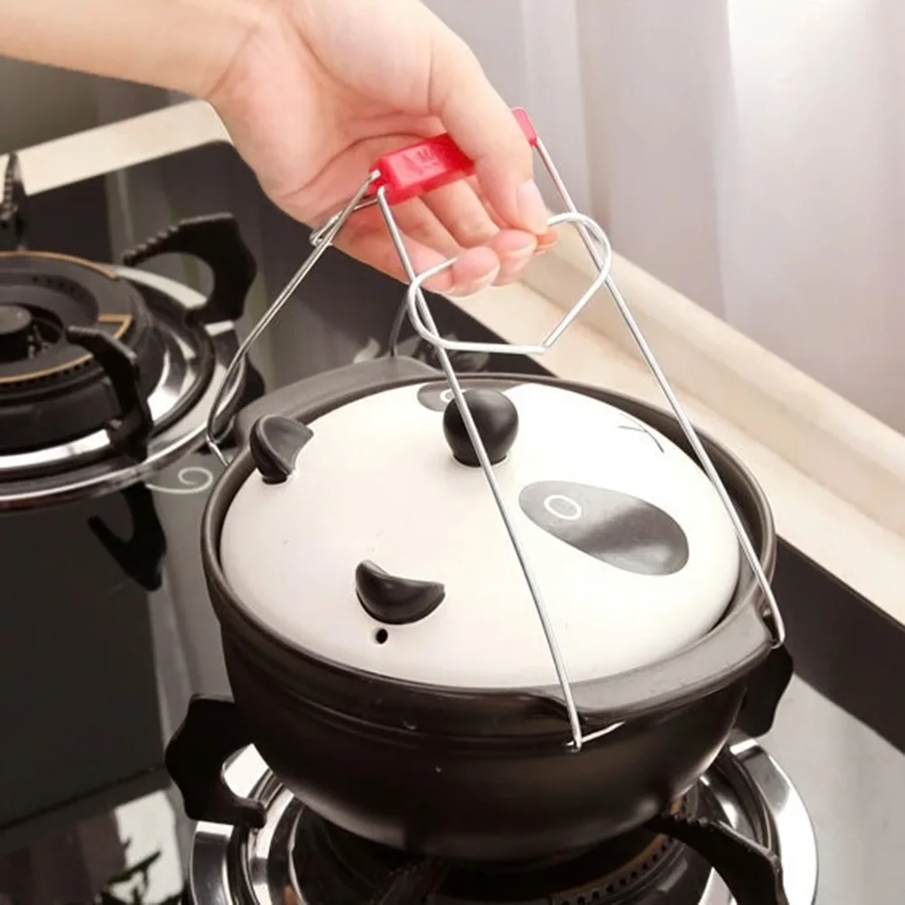 

Kitchen Bowl Holder Cooking Gadgets Clamp Gripper Hot Plate Clips Tongs Wander about
