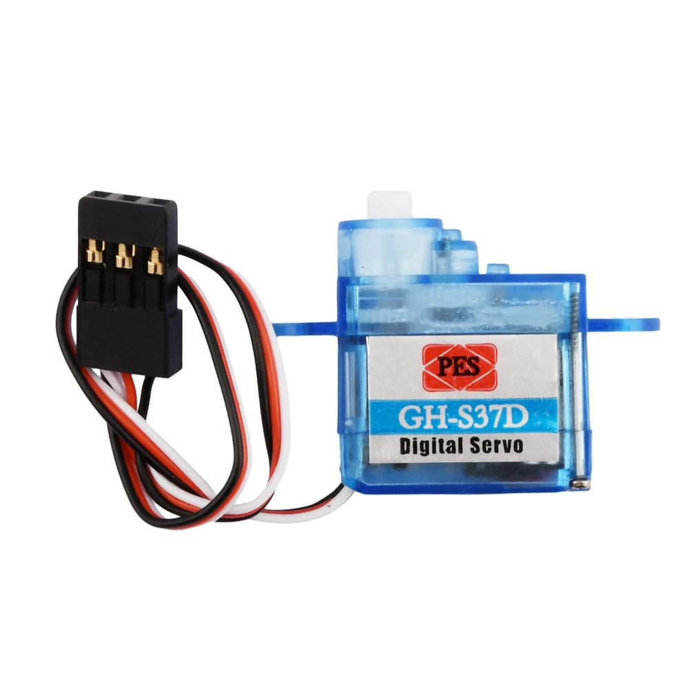 1/3/5 pièces CH-S37D Mini servomoteur numérique Ultra léger 4.3G/ 3.7g pour avion télécommandé Robot Arduino