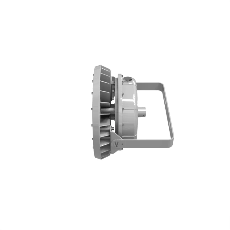 YYHCUL844 Class I Division 2 100W 120W 150W 200W IP66 Round Shape Explosion Proof Light with Battery Backup Emergency Mode 90min