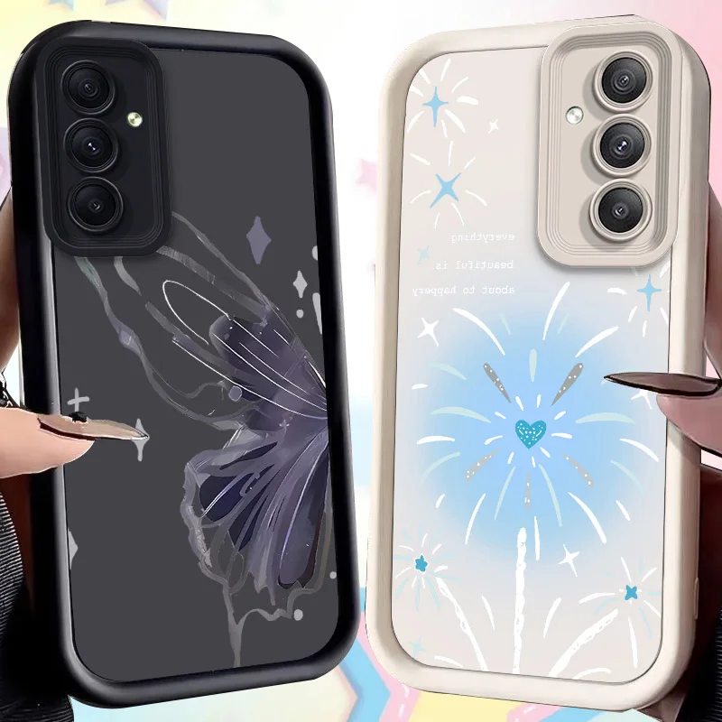 

Чехол Butterfly Fireworks для Samsung Galaxy S24 S23 S22 S21 Ultra Plus S20 FE A55 A54 A53 A52 A52S A51 A50 A50S A35 A34 Cover