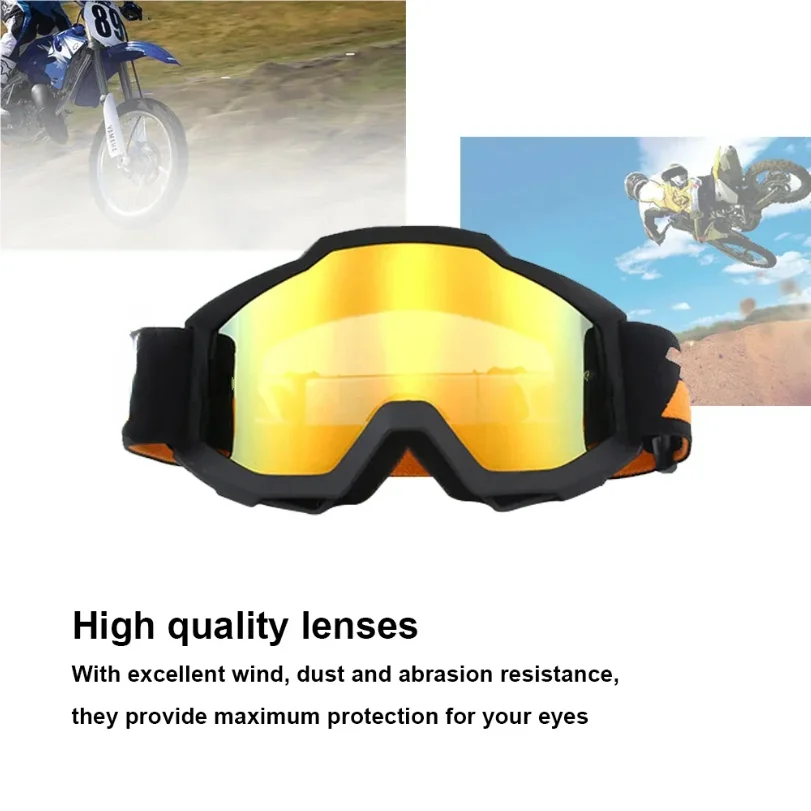 Protective Goggles Outdoor Motorcycle Windproof Sandproof Eyewear Motorcycle Accessories Ski Glasses Racing Off Road Goggles