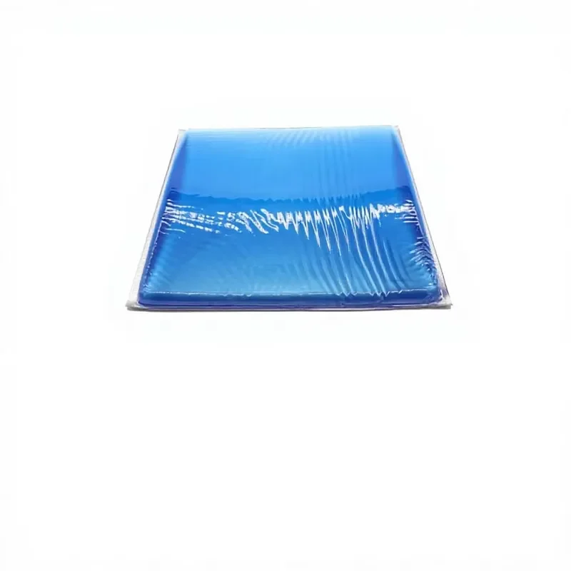 Blue gel hip support pad with alcohol disinfection function, 50x40x1.5cm, suitable for prone, supine, supine and lateral