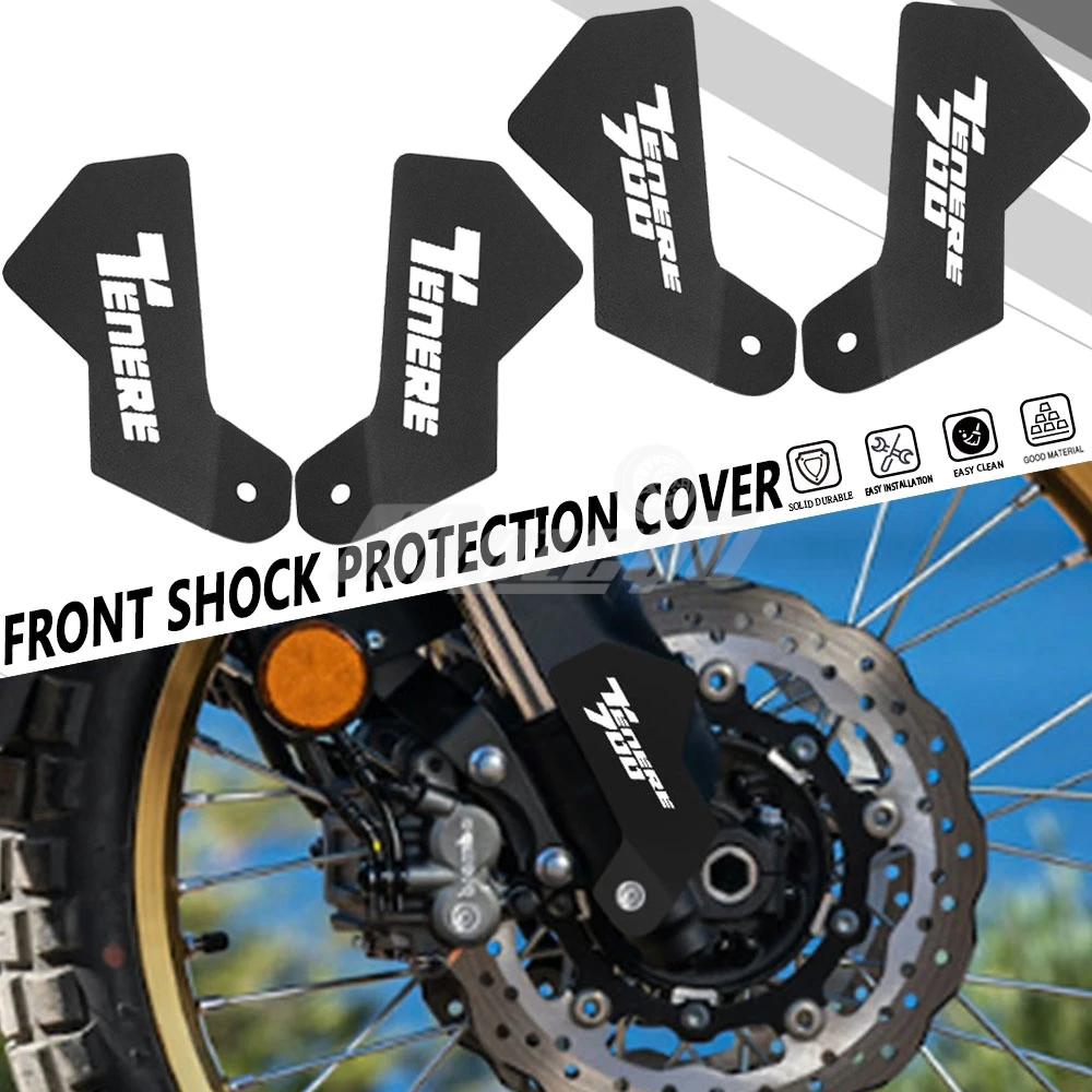 Motorcycle aluminum front shock protection cover caliper guard FOR YAMAHA T7 Tenere 700 T700 2020 2021 2022 2023 2024 2025 2026