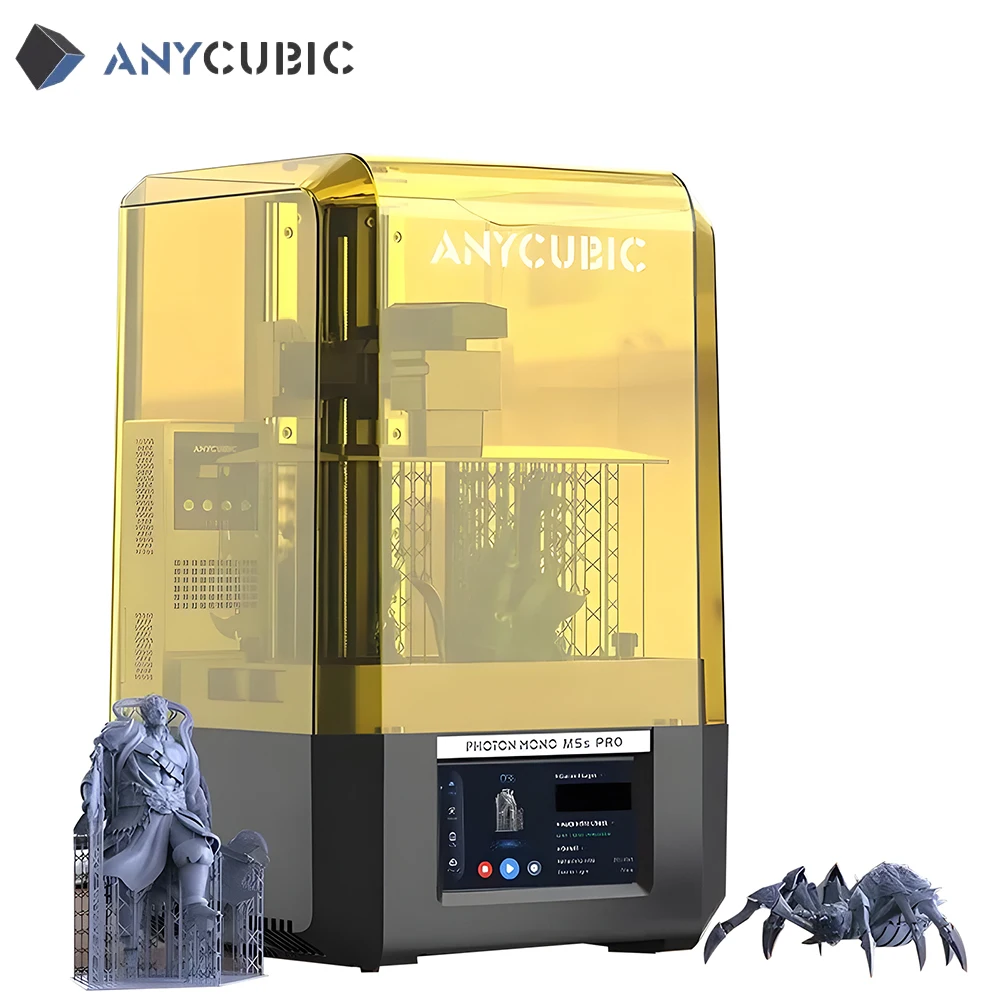 

ANYCUBIC Photon Mono M5s Pro 10.1'' 14K HD Mono LCD Leveling-free 3X High Speed Resin 3D Printer Printing Size 218*123*200mm