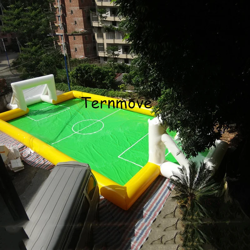 Inflatable Football Arena,Nylon Inflatable Football Pitch With Blower For Shopping Mall Use, inflatable football field