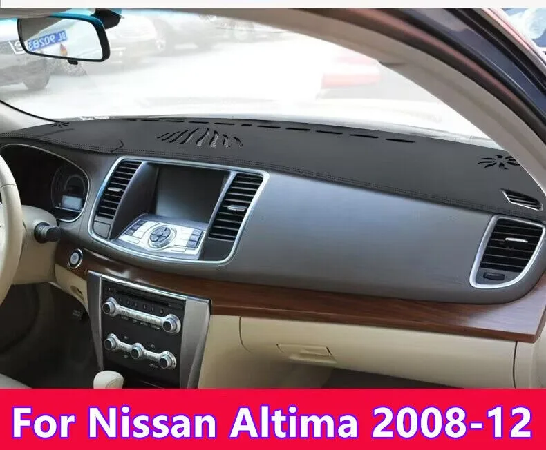 For Nissan Altima 2008-2012 Car Leather Dashboard Dash Cover Protector Pad Mat