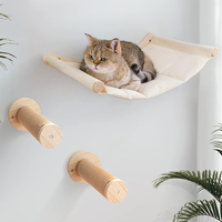 Wall-mounted Cat Climbing Bed Kitten Rest Activities Sisal Cat Scratching Post Sharpening Claw Training  Indoor Cat Furniture