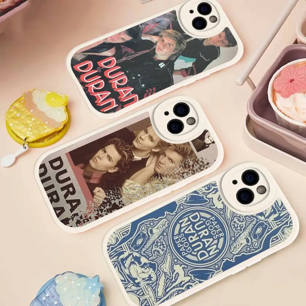 Rock Band Duran Duran Phone Case For IPhone 16 15 14 13 12 11 Pro Max Plus Soft Leather Cover