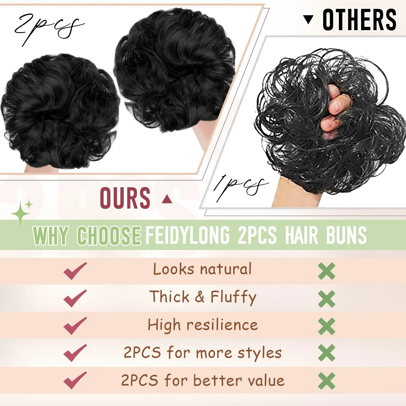 فوضوي كعكة شعر مستعار متموج مجعد Scrunchies الاصطناعية Chignon ذيل حصان وصلات شعر سميكة أوبدو قطع الشعر للنساء الفتيات