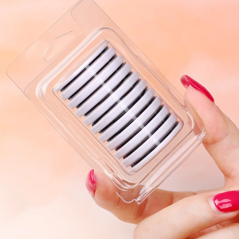 10 Teile/schachtel Reusable Selbst-Adhesive Kleber-Freies Wimpern Kleber Streifen Keine Falschen Wimpern Kleber wimpern Hypoallergen Make-Up Werkzeuge