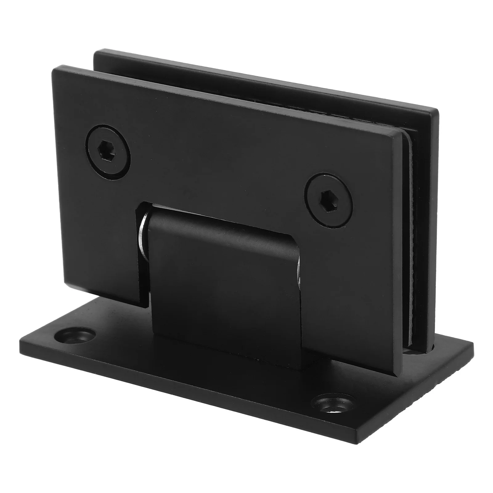 

1Set Glass Clamp Bathroom Shower Door Hinges Stainless Steel 90 Degree Frameless Heavy Duty Door Hardware Glass Clamp