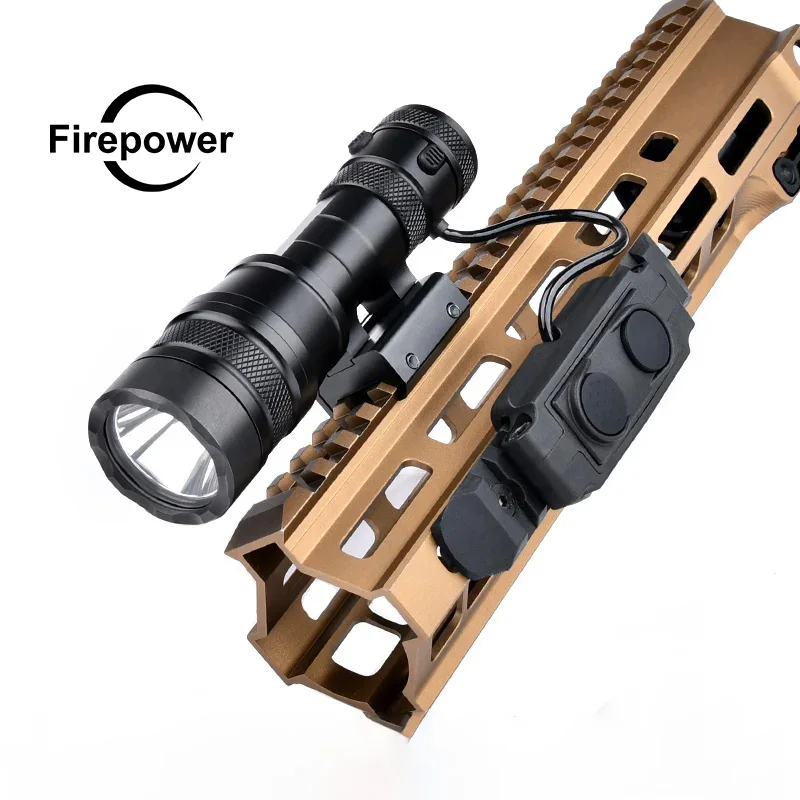 

Tactiacl REIN 1.0 Micro Kit Cloud Defensive Weapon 1000Lumens Powerful Flashlight Scout Hunting Light Fit 20mm Rail AR15 Airsoft