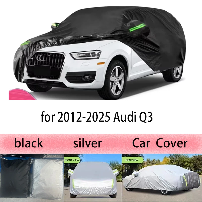 

Waterproof Car Covers Replace for 2012-2025 Audi Q3 Windproof Bands for Snow Rain Dust Hail Protection (Q3) car cover winter