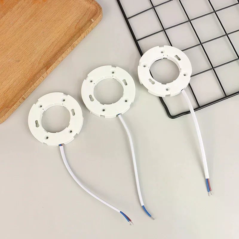 5pc GX53 Base Fitting For GX53 Lamps Fly Leads For LED And CFL GX53 Light Bulb Fitting Ceiling Wall Lamp Holder