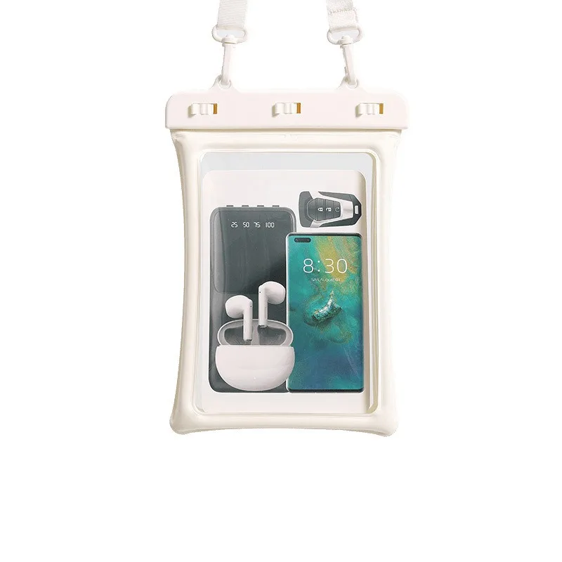 

Double airbag mobile phone waterproof bag, high transparency touch screen outdoor waterproof bag