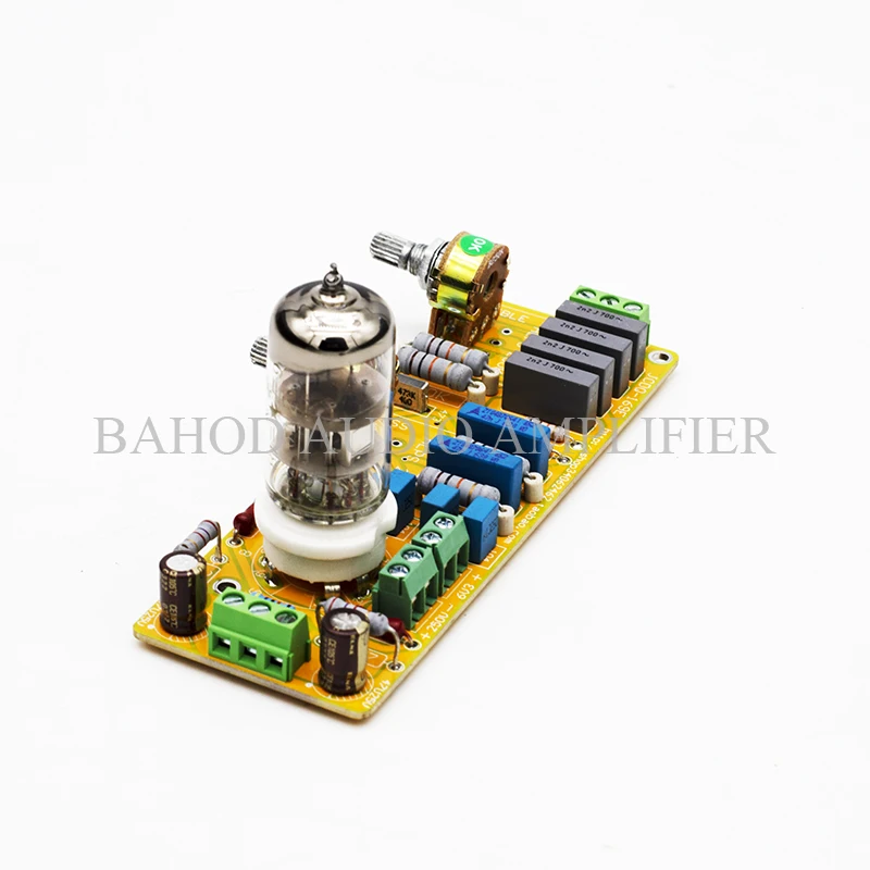 250K potentiometer electronic tube sound plate with active decaying sound board 6N1 6N2 12AX7 12AU7 12AT7 6BQ7