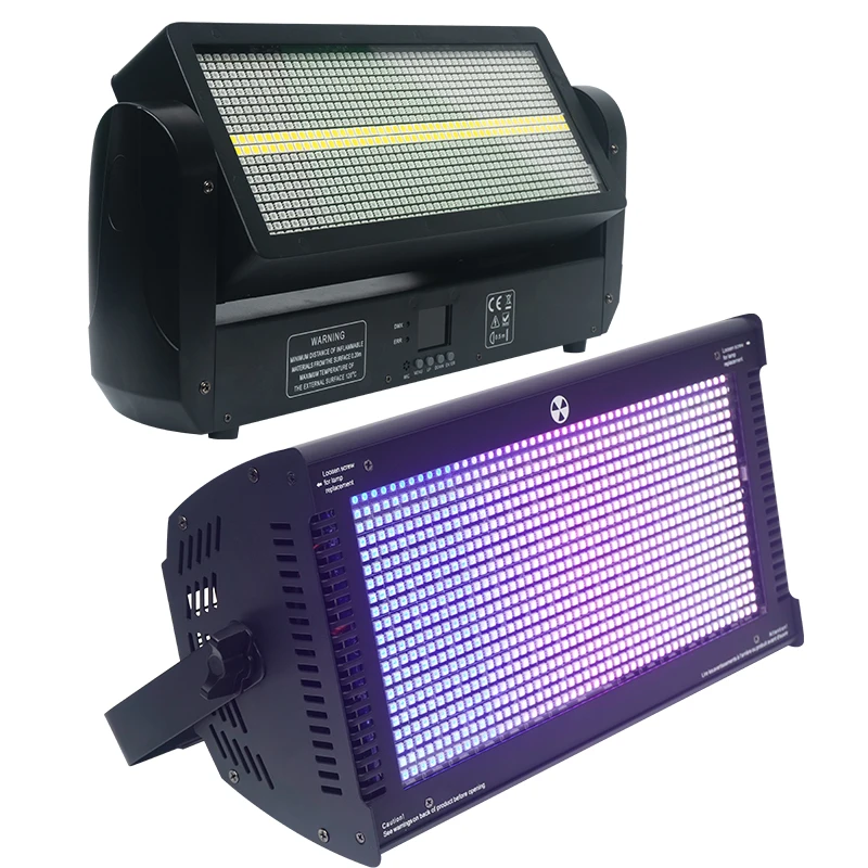 DMX RGBW Stage Strobe Lights Wash Flash Effect Background Dye Light Wedding Atmosphere Bar Cultural Tourism Stage Lighting